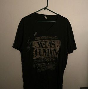 (AUTOGRAPHED) We As Human V-Neck Tee